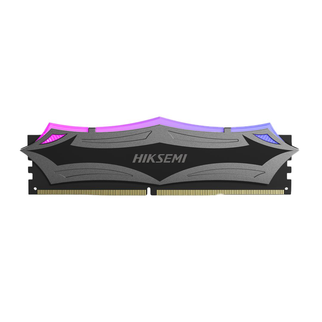 Hiksemi Akira 16GB (1x16GB) 3200Mhz CL16 DDR4 RGB Desktop Memory - Silver