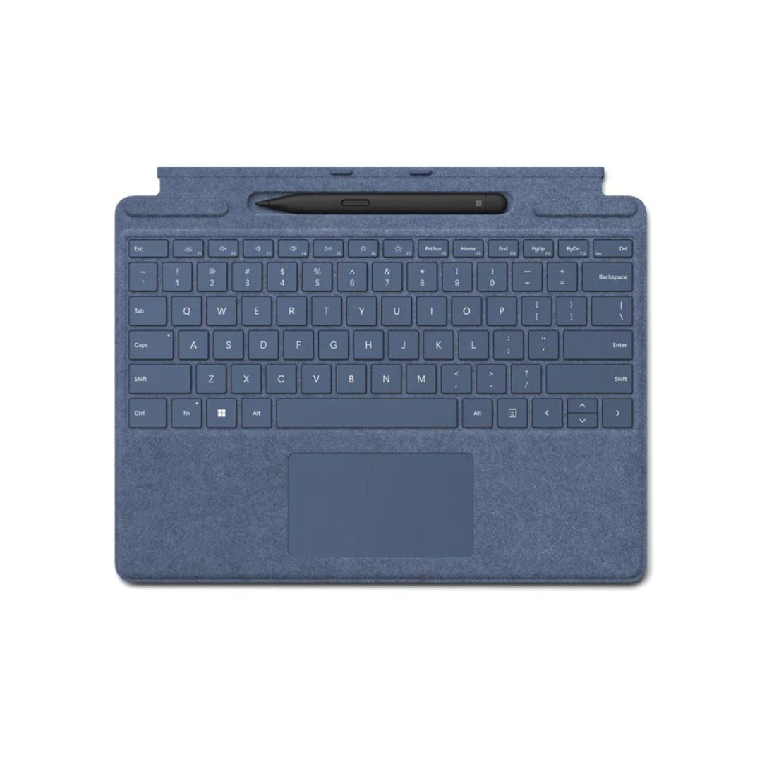 Microsoft Surface Pro X Signature 8X6-00204 (Pen & Keyboard) - Arabic Layout - Sapphire