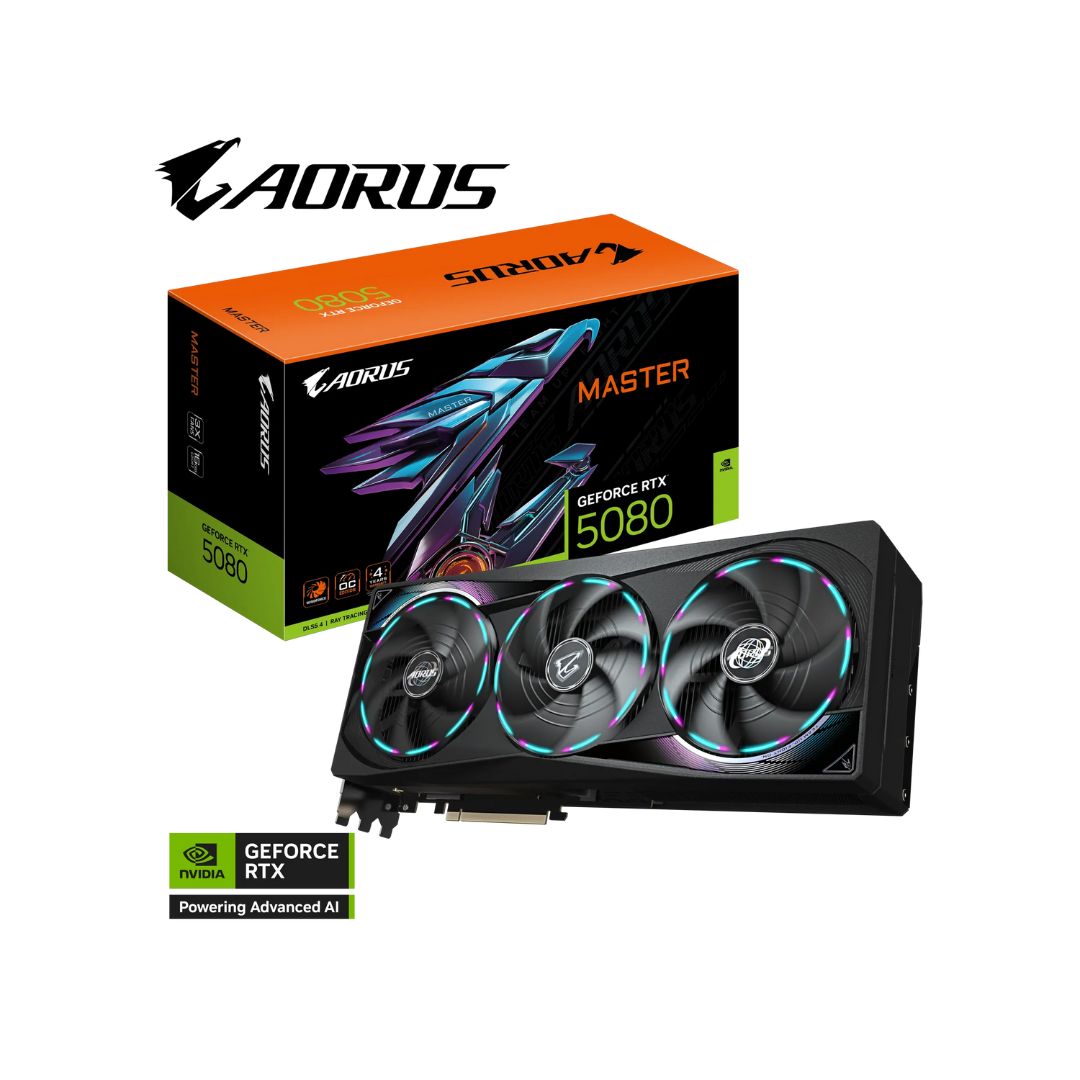 GIGABYTE AORUS GeForce RTX™ 5080 MASTER 16GB
