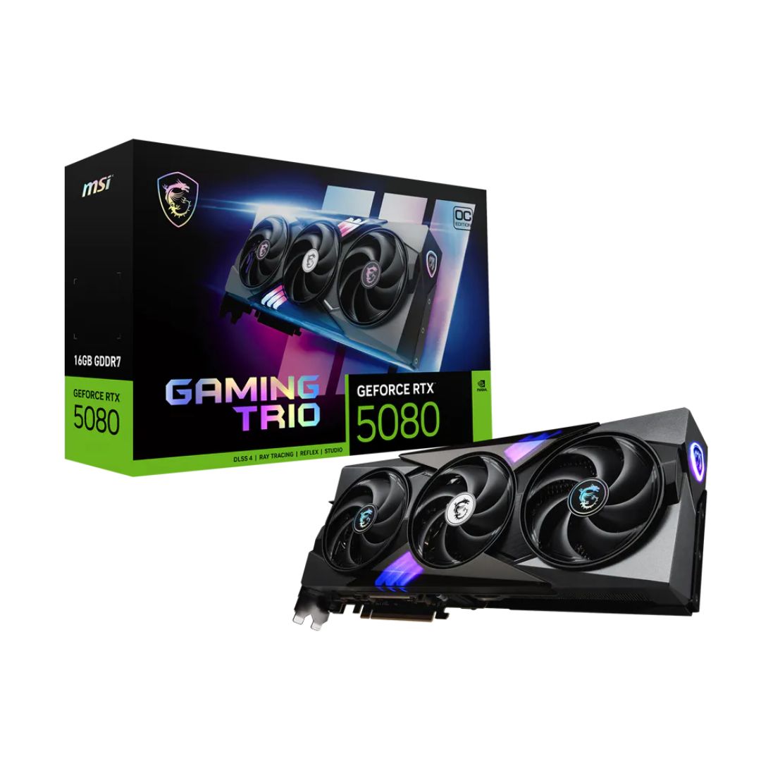 MSI GeForce RTX™ 5080 GAMING TRIO OC - 16 جيجابايت
