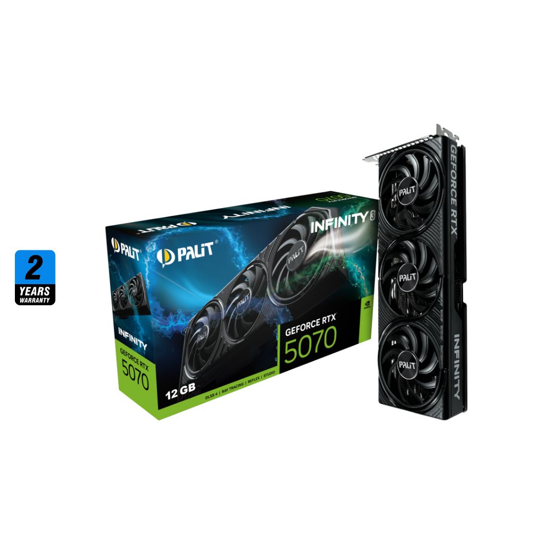 Palit RTX 5070 Infinity 3 12GB GPU | Premium Cooling in Iraq