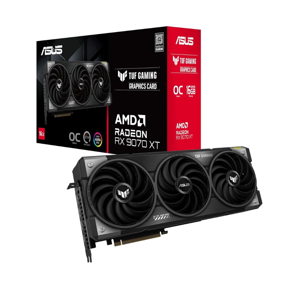 ASUS TUF™ RX 9070 XT OC Edition 16GB GDDR6