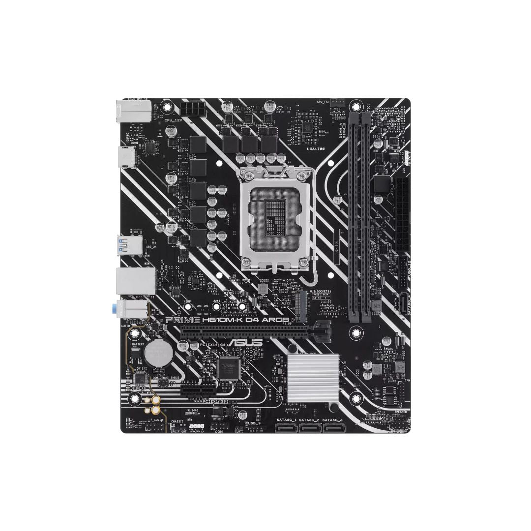 ASUS PRIME H610M-K D4 ARGB Motherboard