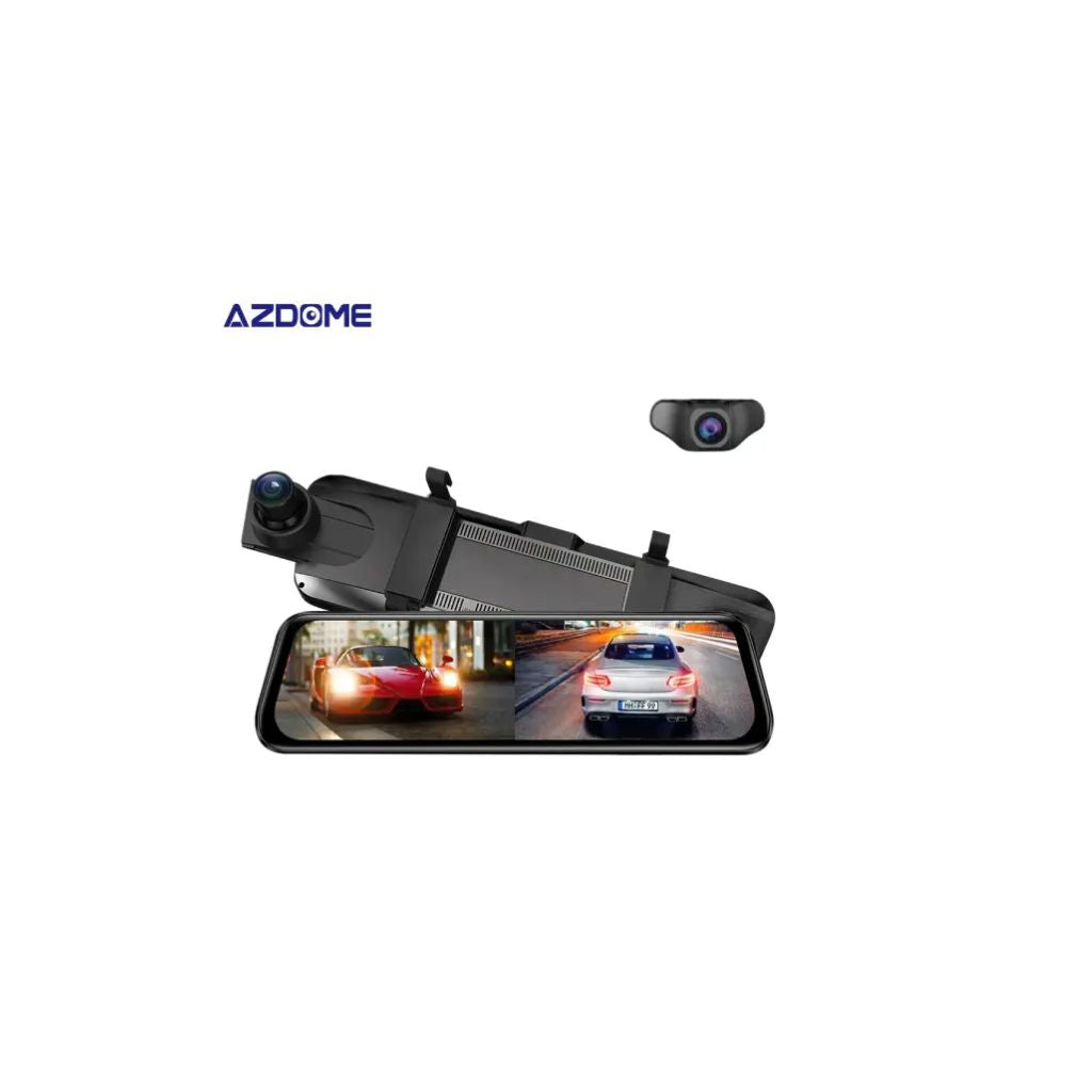 كاميرا داش كام Azdome AR09 بدقة 4K، كاميرا مرآة داش كام بدقة 4K