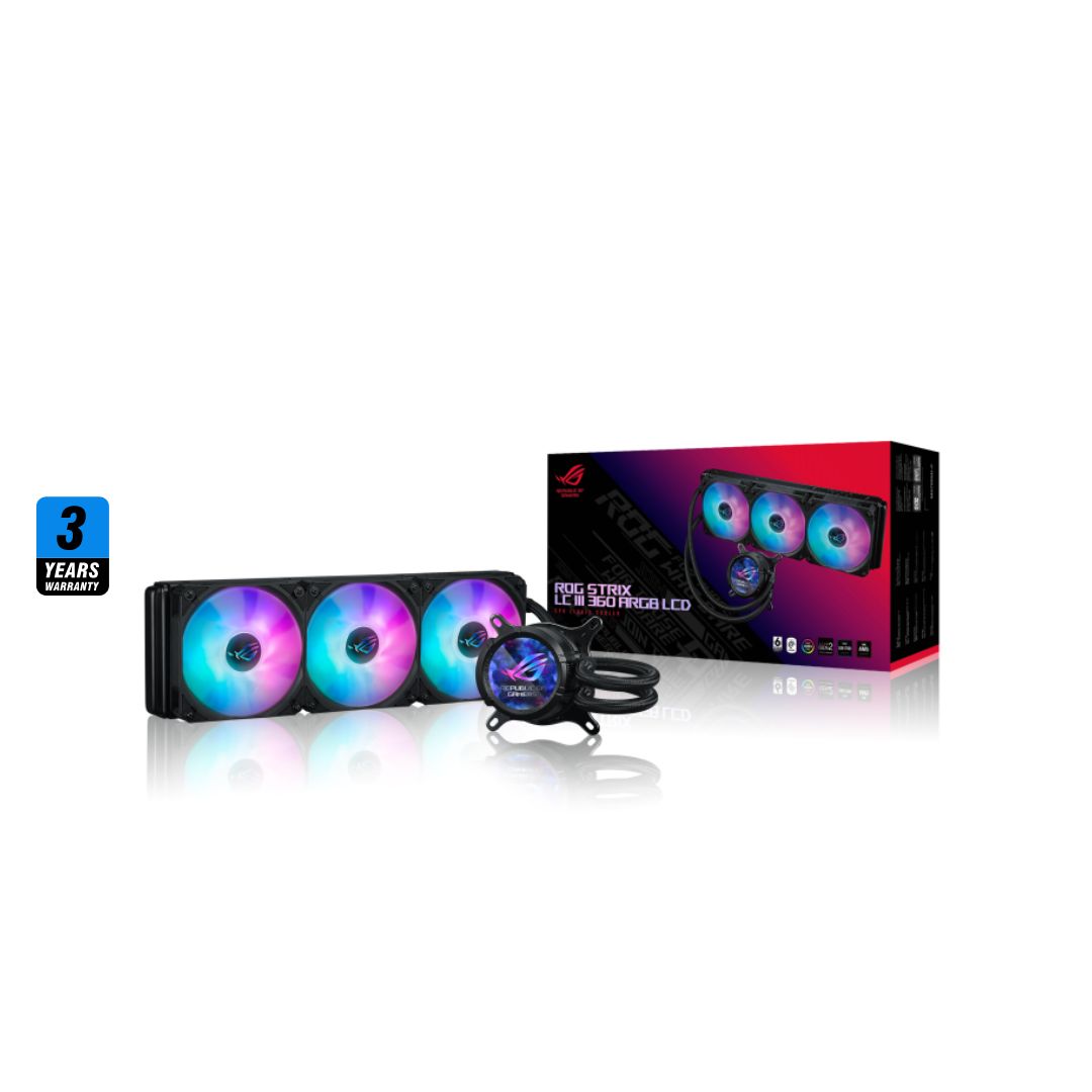 ASUS ROG STRIX LC III 360 ARGB LCD Liquid Cooler | In Iraq