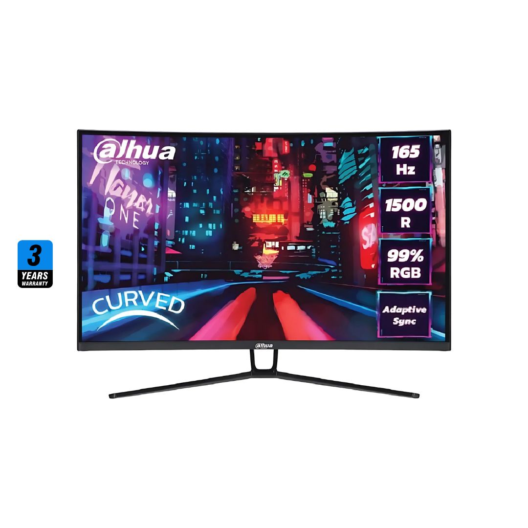Dahua 31.5 LM32-E230C 165Hz 1Ms FHD (1920x1080P) Curved VA, Monitor