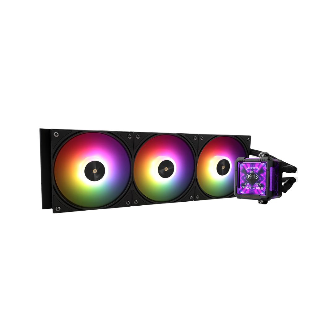مبرد وحدة المعالجة المركزية السائل Thermalright Frozen Warframe PRO 360 ARGB ARGB - أسود