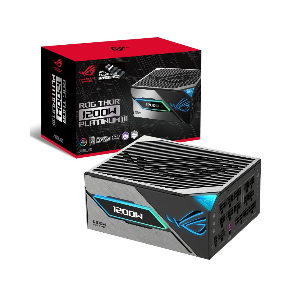 ASUS ROG Thor 1200W Platinum III، معياري بالكامل، PCIe 5.1