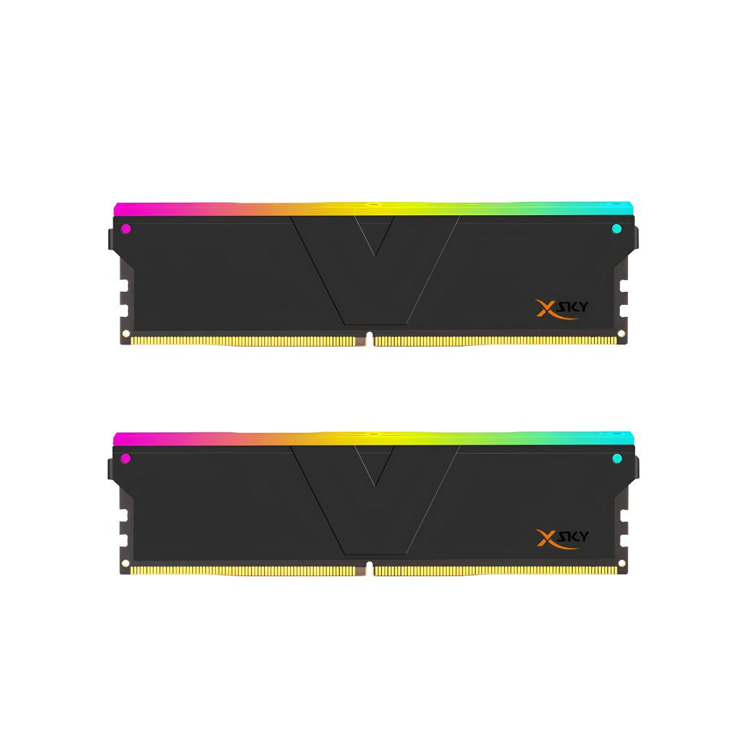 V-Color Manta XSky 32GB (2x16GB) DDR5 6000MHz CL30 - Desktop Memory, Black