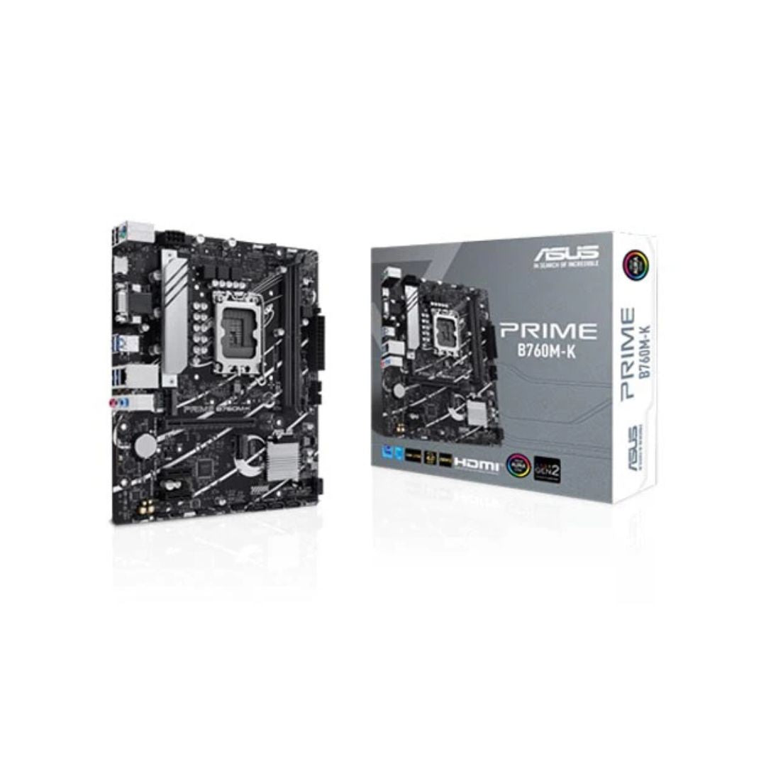 ASUS PRIME B760M‑K D5 Motherboard | DDR5 mATX PCIe 4.0 in Iraq