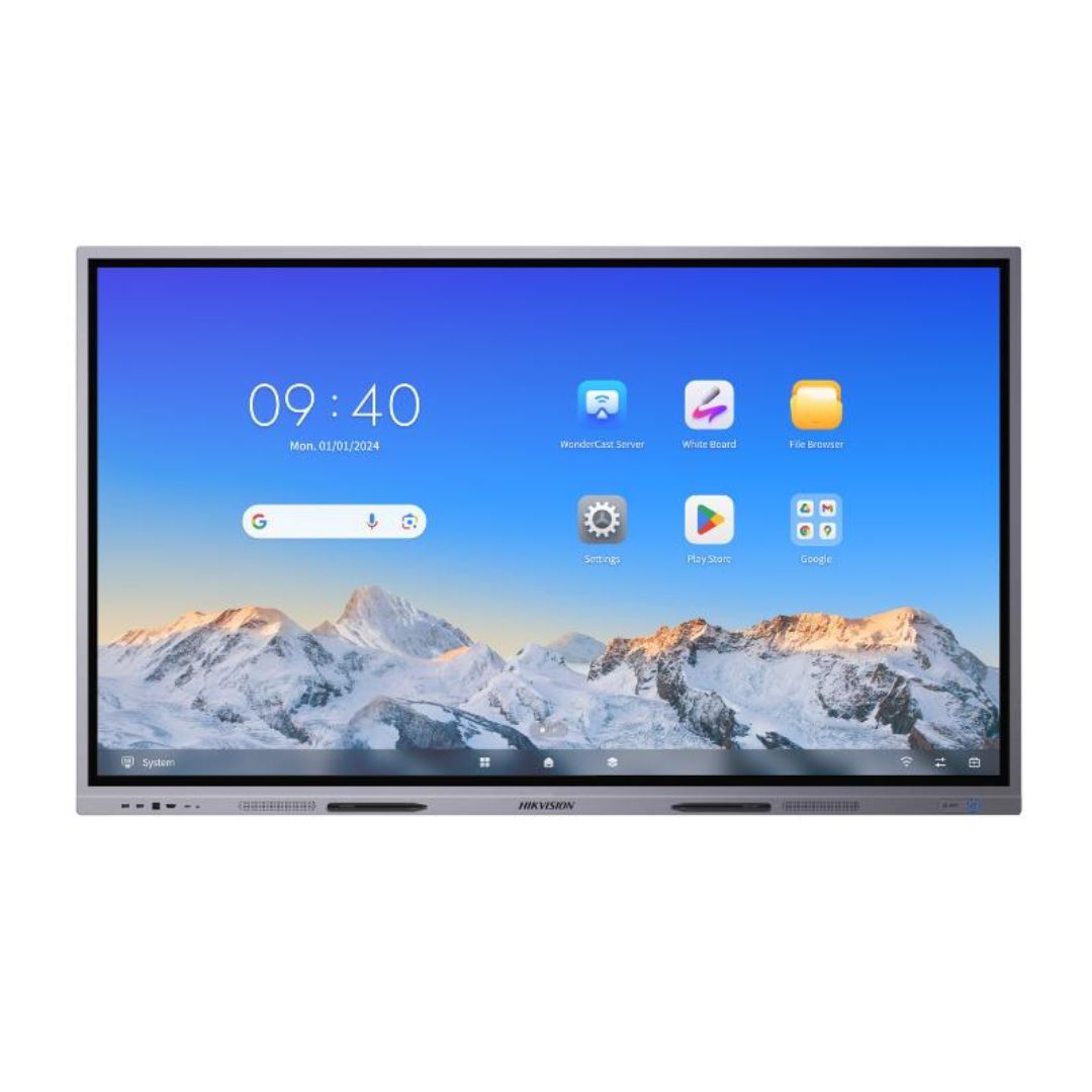 Hikvision 86-Inch 4K UHD Smart Interactive Whiteboard, Android 14.0, RAM 8GB, Storage 128GB