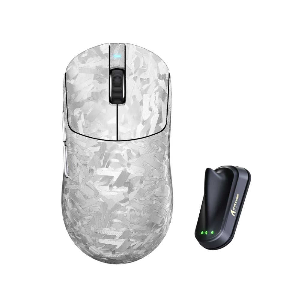 Attack Shark RS3 Ultra Wireless Gaming Mouse - Silver
