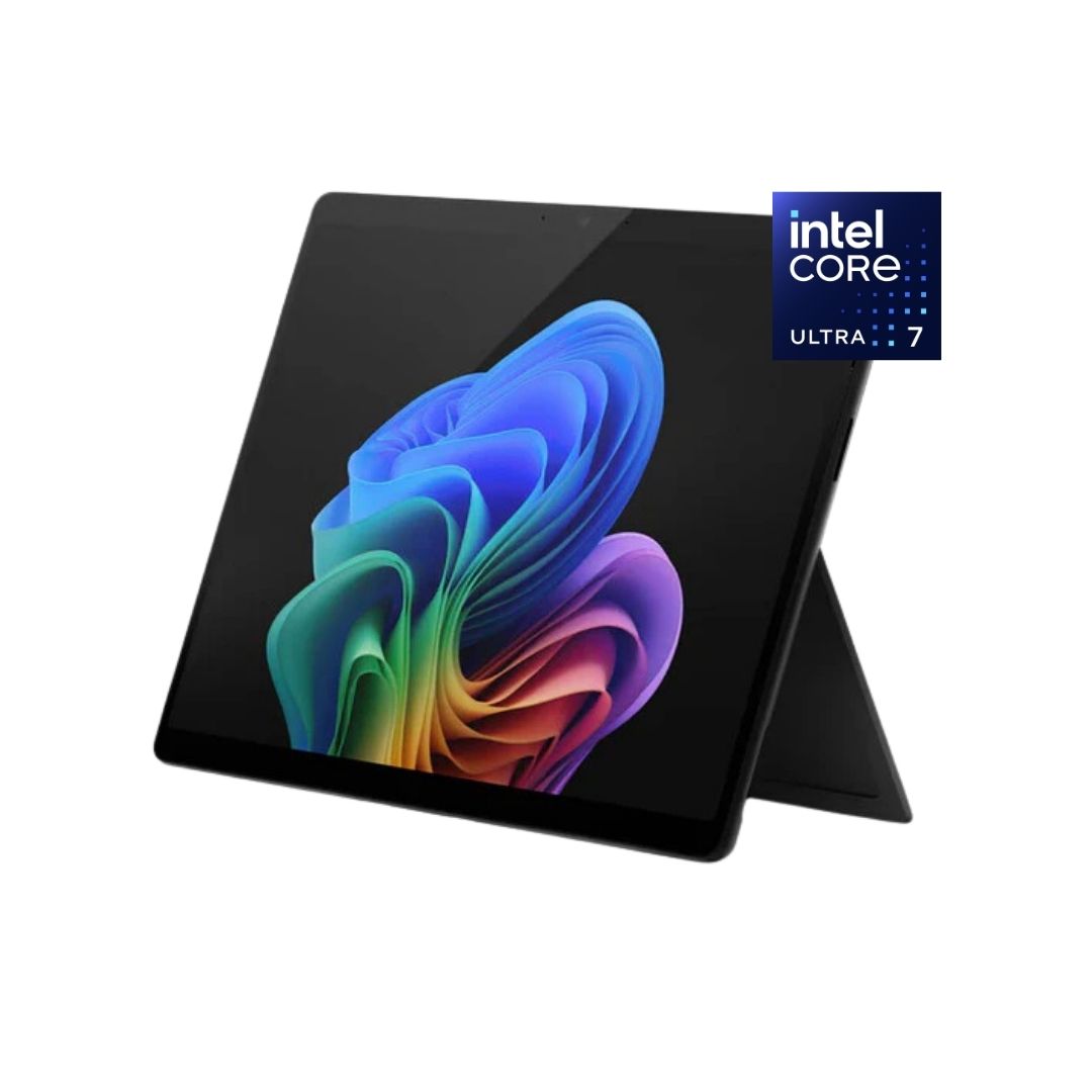 مايكروسوفت سيرفس برو 11 EP2-20189، معالج إنتل ألترا 7-266V، ذاكرة وصول عشوائي 16 جيجابايت، قرص صلب SSD بسعة 512 جيجابايت، معالج إنتل آرك، شاشة 13 بوصة (2880 × 1920)، أسود