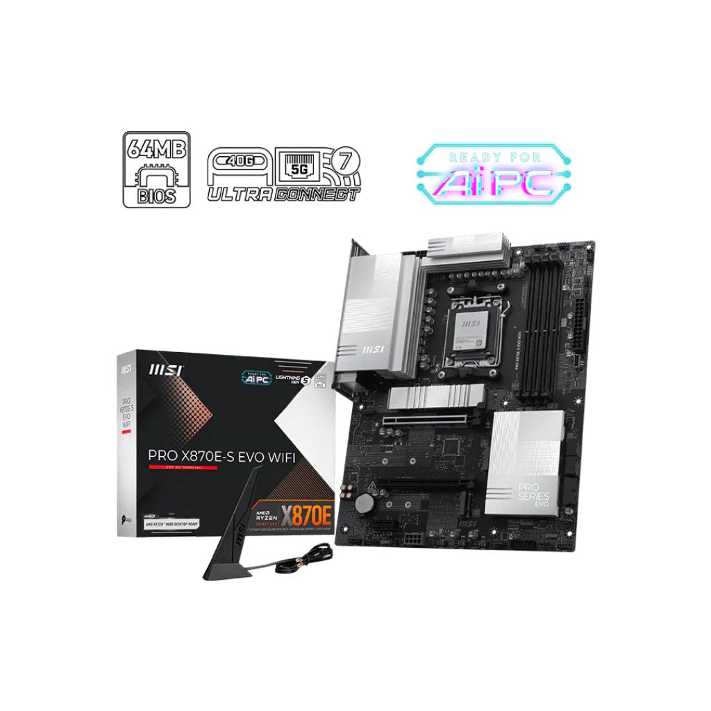 MSI PRO X870E-S EVO Wi-Fi Motherboard