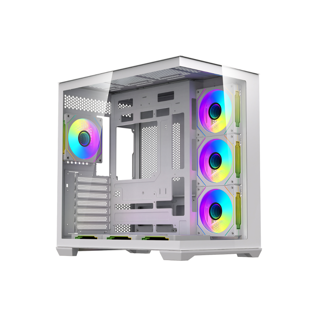 DarkFlash C280 - Computer Case, White