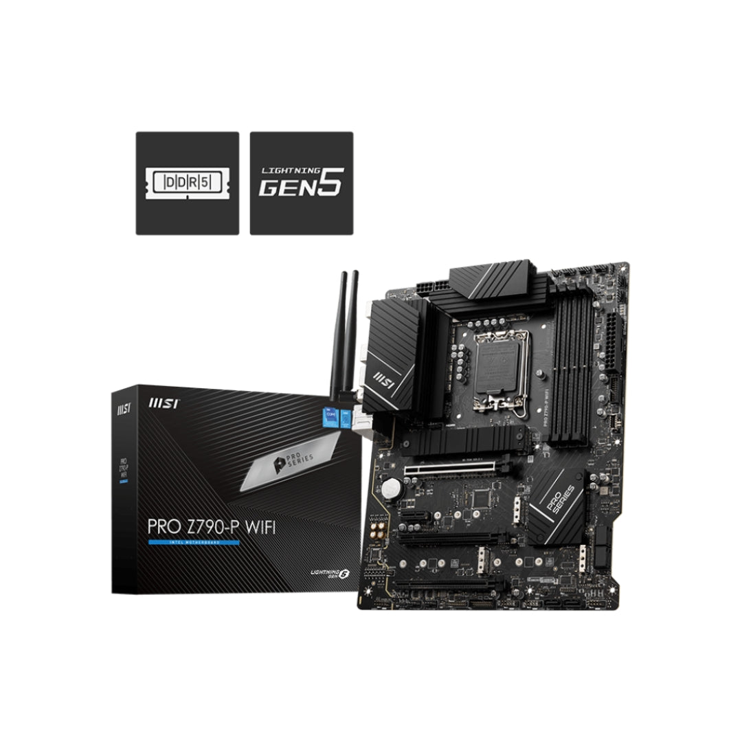 MSI PRO Z790-P DDR5 WIFI Motherboard in Iraq – Intel Z790, PCIe 5.0