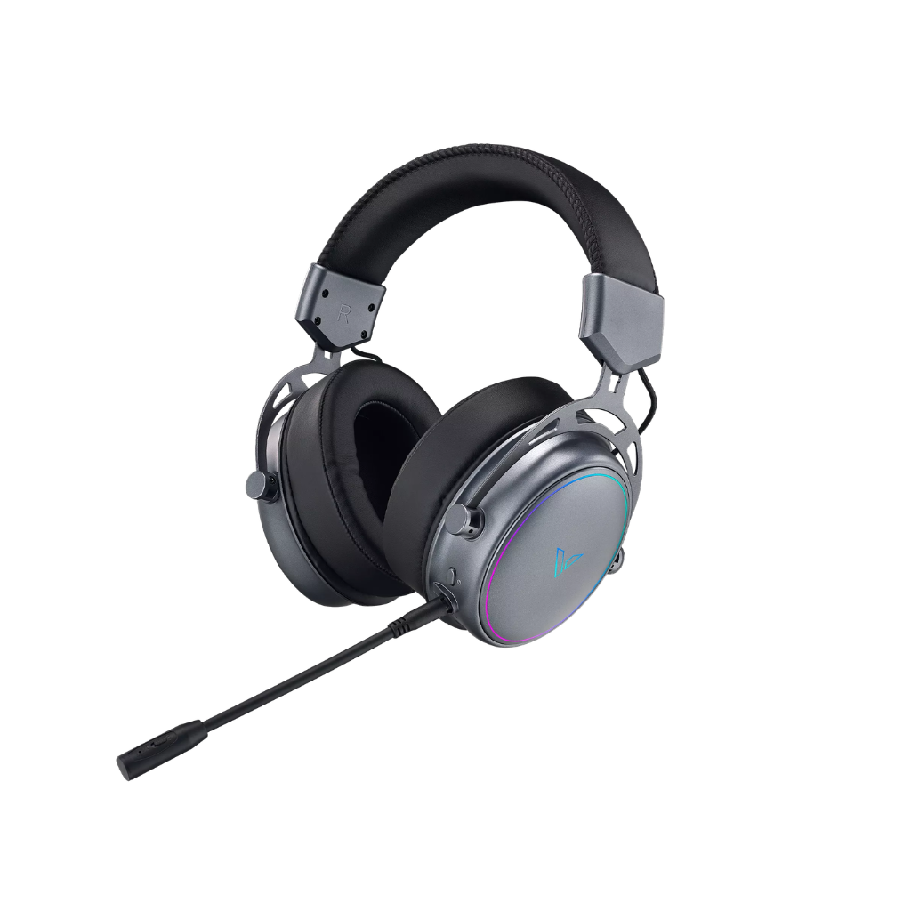 سماعة الألعاب السلكية Rapoo VH800 Virtual 7.1 - رمادي فضائي