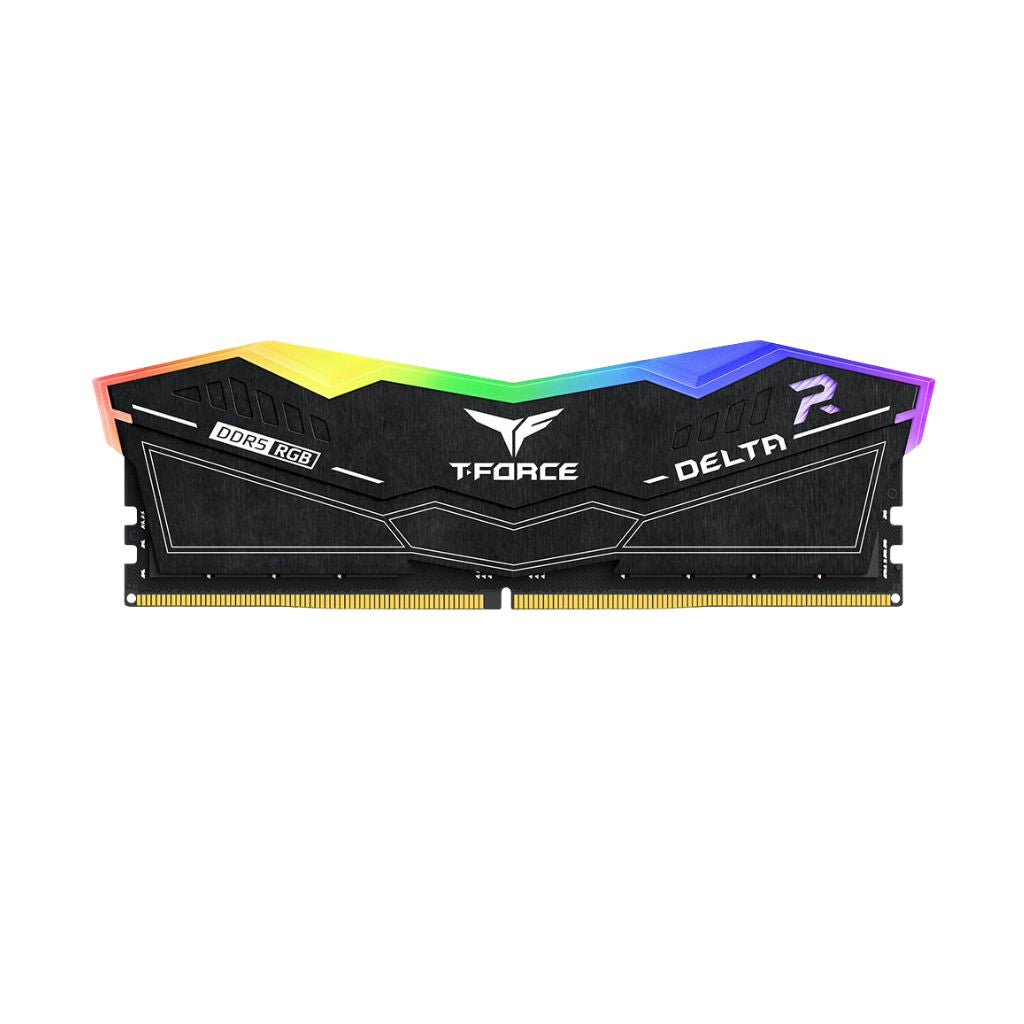 TEAMGROUP T-Force Delta RGB DDR5 Ram 16GB (16x1GB) 6000MHz CL38 RGB - أسود