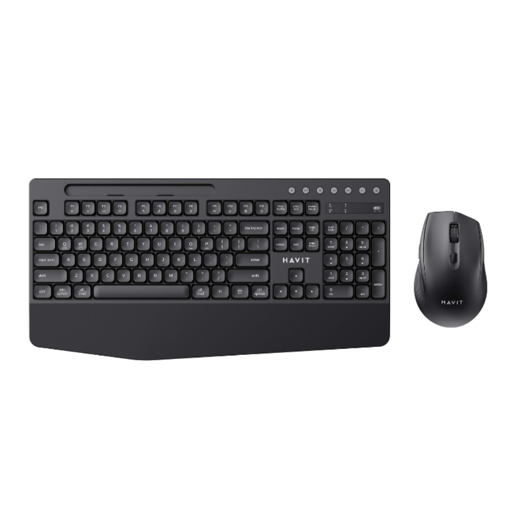 Havit KB251WB Wireless Dual Mode Keyboard & Mouse Combo (English Layout)