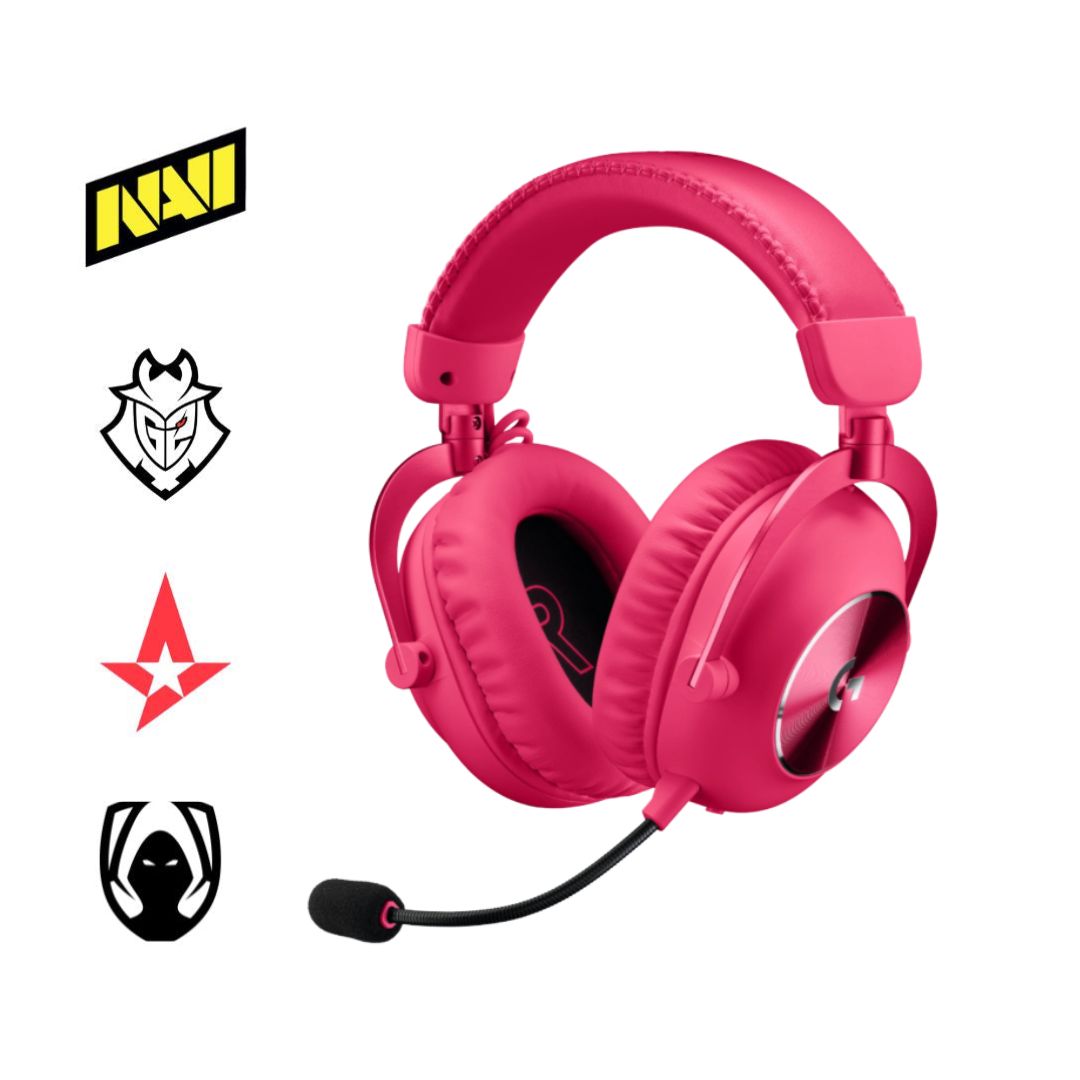 Logitech G PRO X 2 Lightspeed Wireless Gaming Headset- Magenta