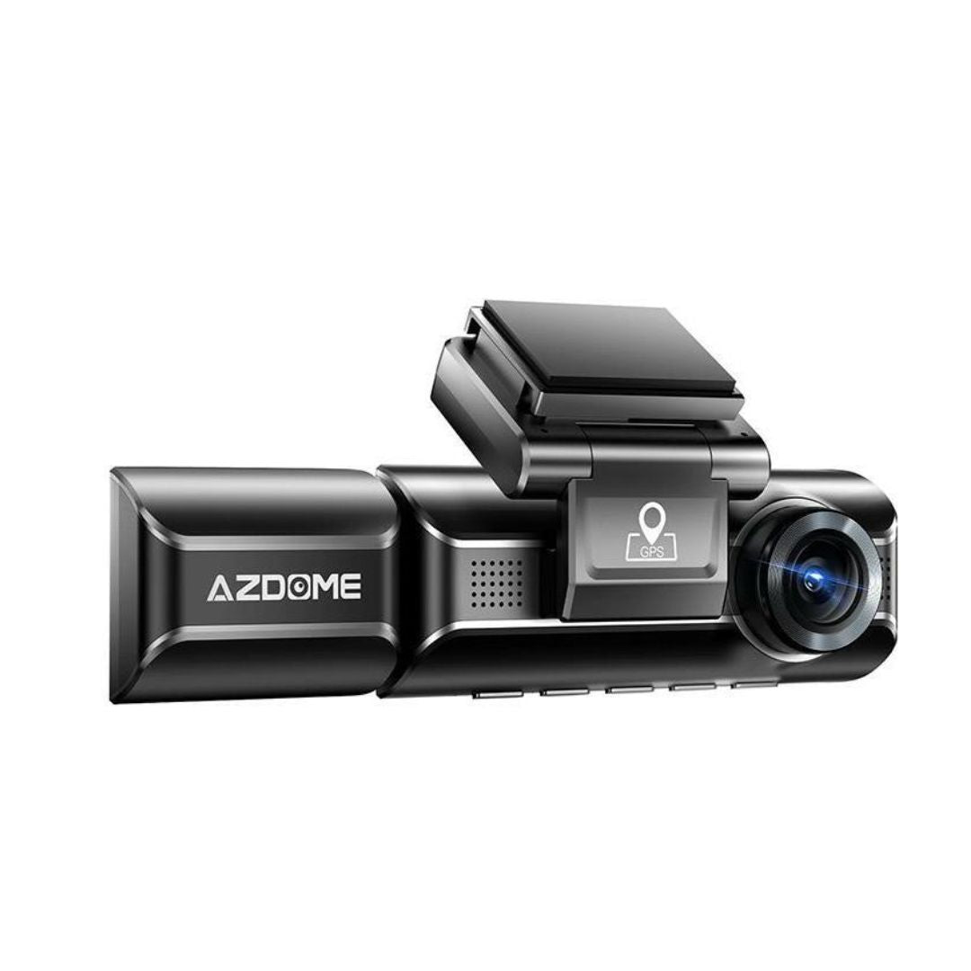 كاميرا داش كام AZDOME M550 Max بدقة 4K بثلاث قنوات - أسود
