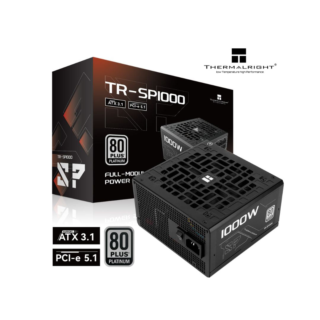 Thermalright SP1000 1000W 80+ Platinum Power Supply, Black