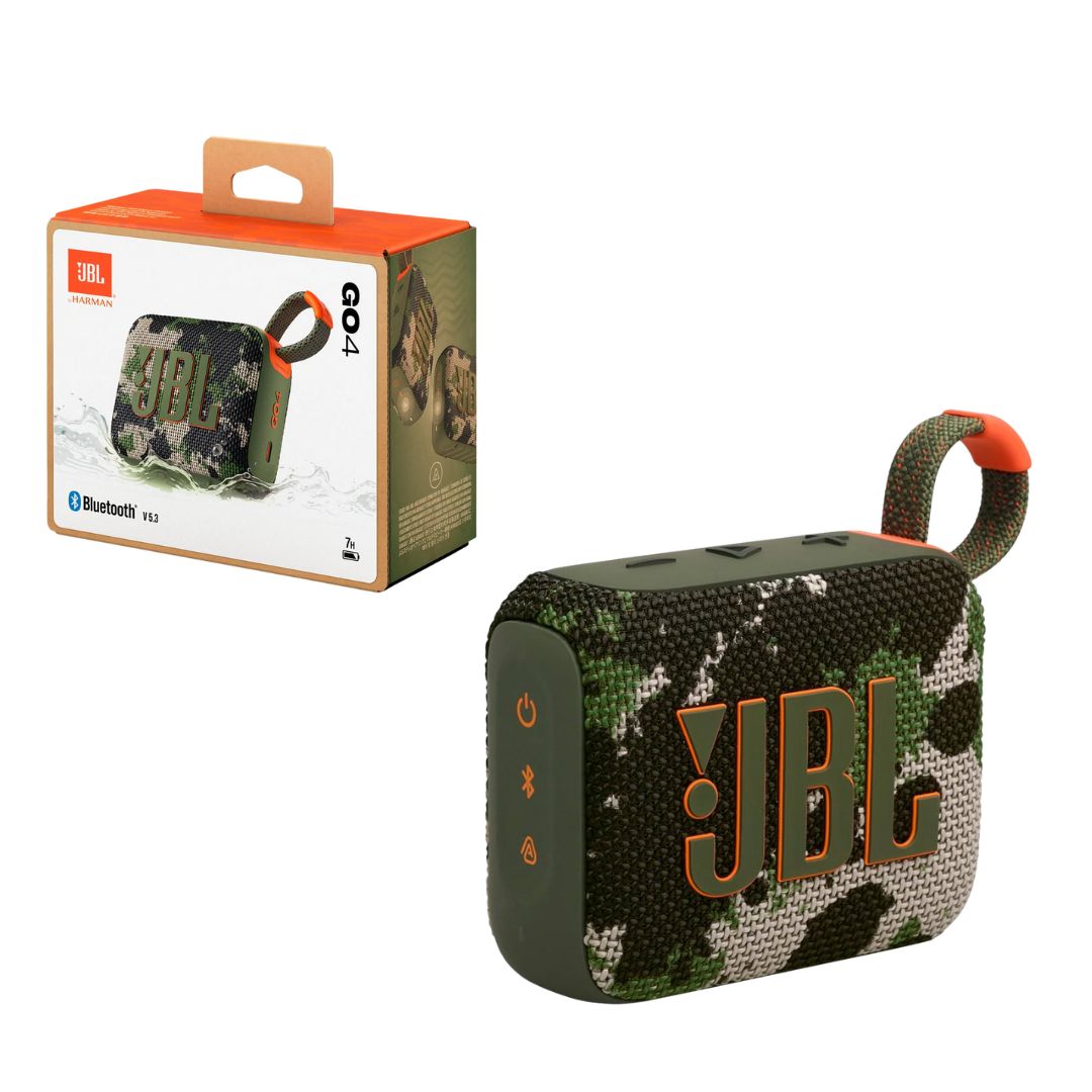 JBL GO 4 Portable Bluetooth Speaker - Squad