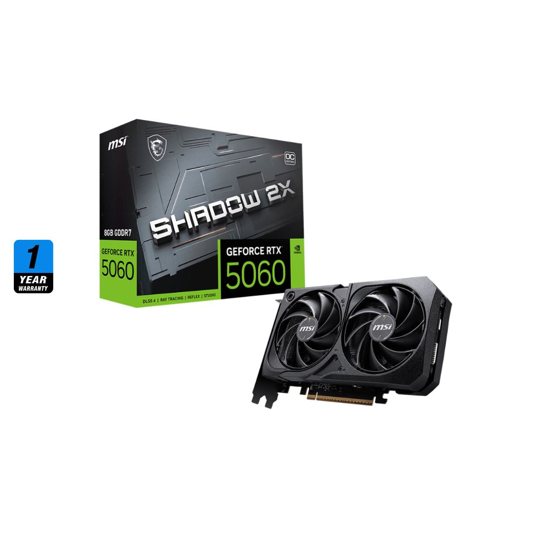 MSI GeForce RTX 5060 SHADOW 2X OC - 8GB