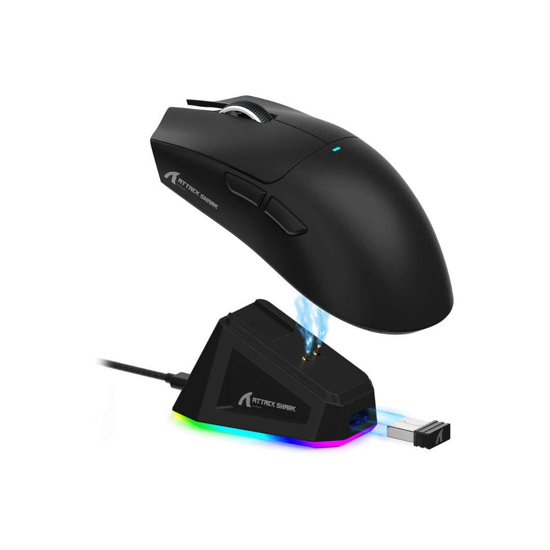 ATTACK SHARK X11  Wireless Gaming Mouse - Black