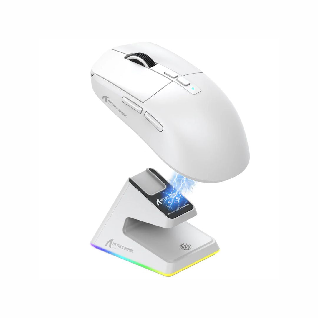 ATTACK SHARK X6  Wireless Gaming Mouse - White