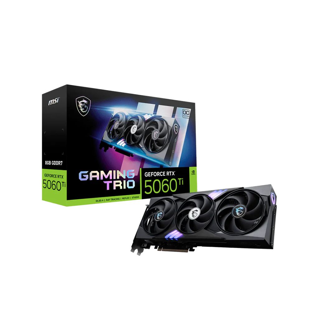 MSI RTX 5060 Ti GAMING TRIO OC - 8GB