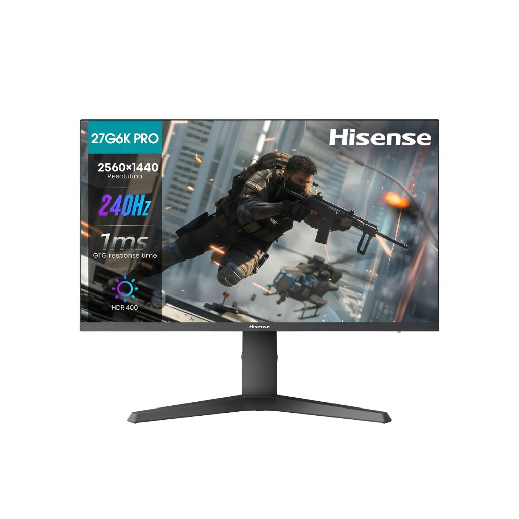 Hisense 27G6K-PRO - 27" 2K IPS 240Hz 1ms Gaming Monitor