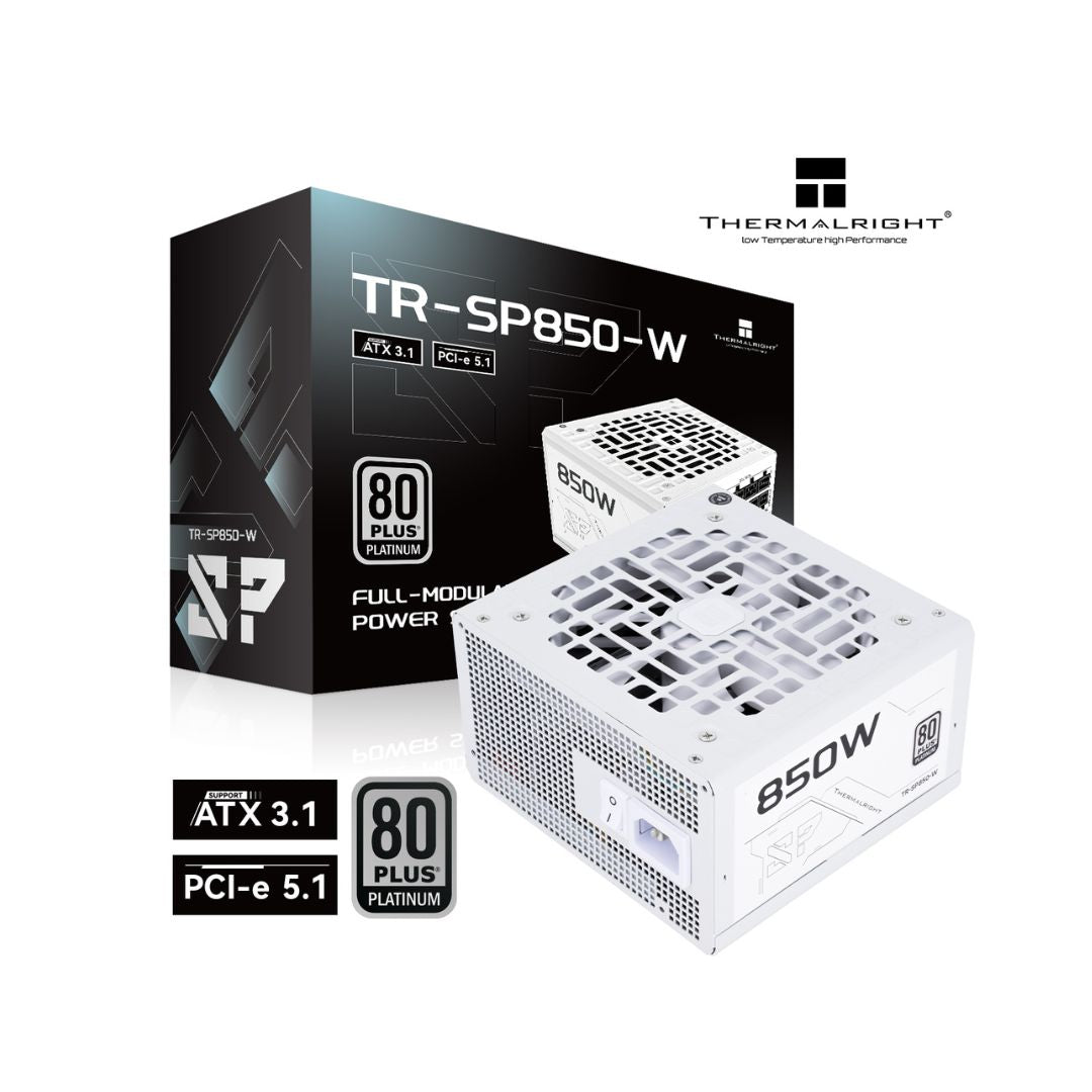 Thermalright SP850‑W PSU | 850W 80+ Platinum White Power Supply in