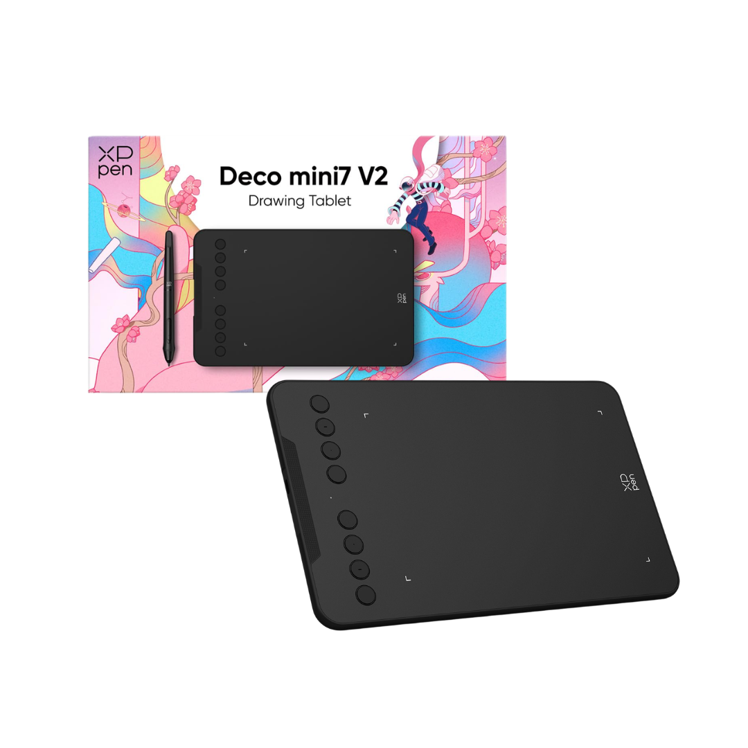 XP Pen Deco mini7 V2 Graphic Drawing Tablet