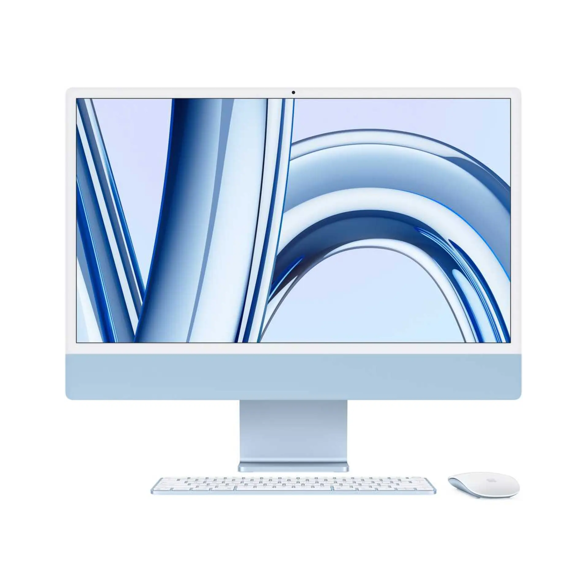 Apple iMac 24 MQRR3AB/A - A2873, M3 (8 Core), RAM 8GB, SSD 512GB, GPU (10 Core), 24 Inch 4.5K Retina display, Blue