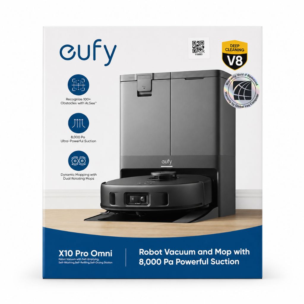Anker eufy X10 Pro Omni Robot Vacuum - Black - 8,000 Pa
