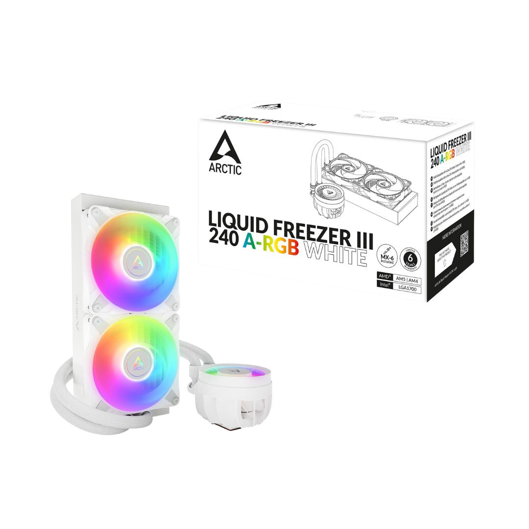 Arctic Liquid Freezer III 240 A‑RGB | White Liquid Cooler in Iraq