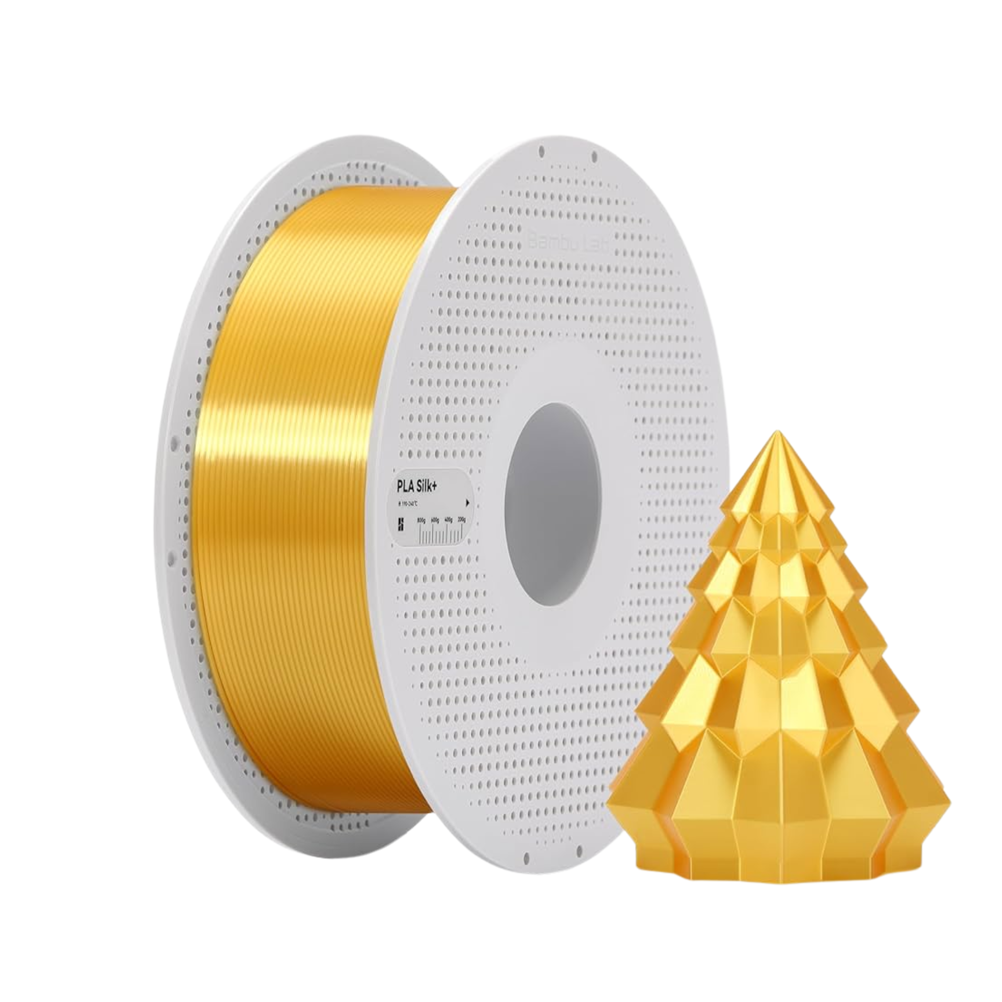 Bambu Lab PLA Silk+ Gold 3D Printing Filament 1KG