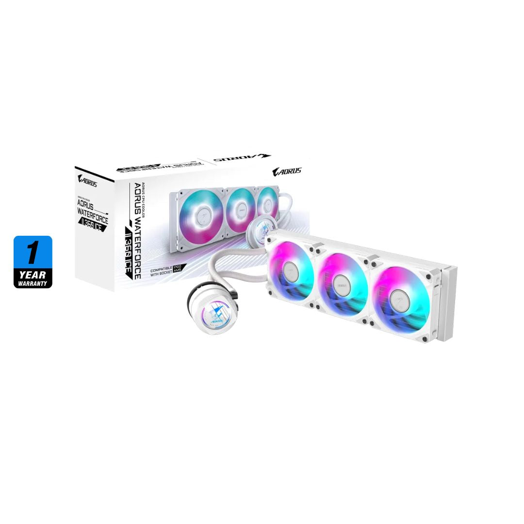 GIGABYTE AORUS WATERFORCE II 360 ICE - White