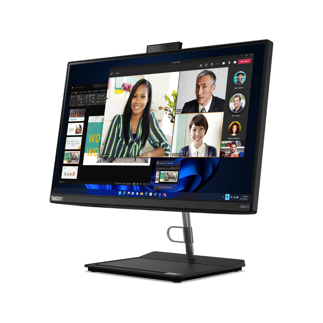 All in One Lenovo AIO Thinkcenter 30A - (0XGP), Intel Core i5-13420H, RAM 8GB, SSD 512GB, Intel UHD Graphics, 22 FHD IPS, Black