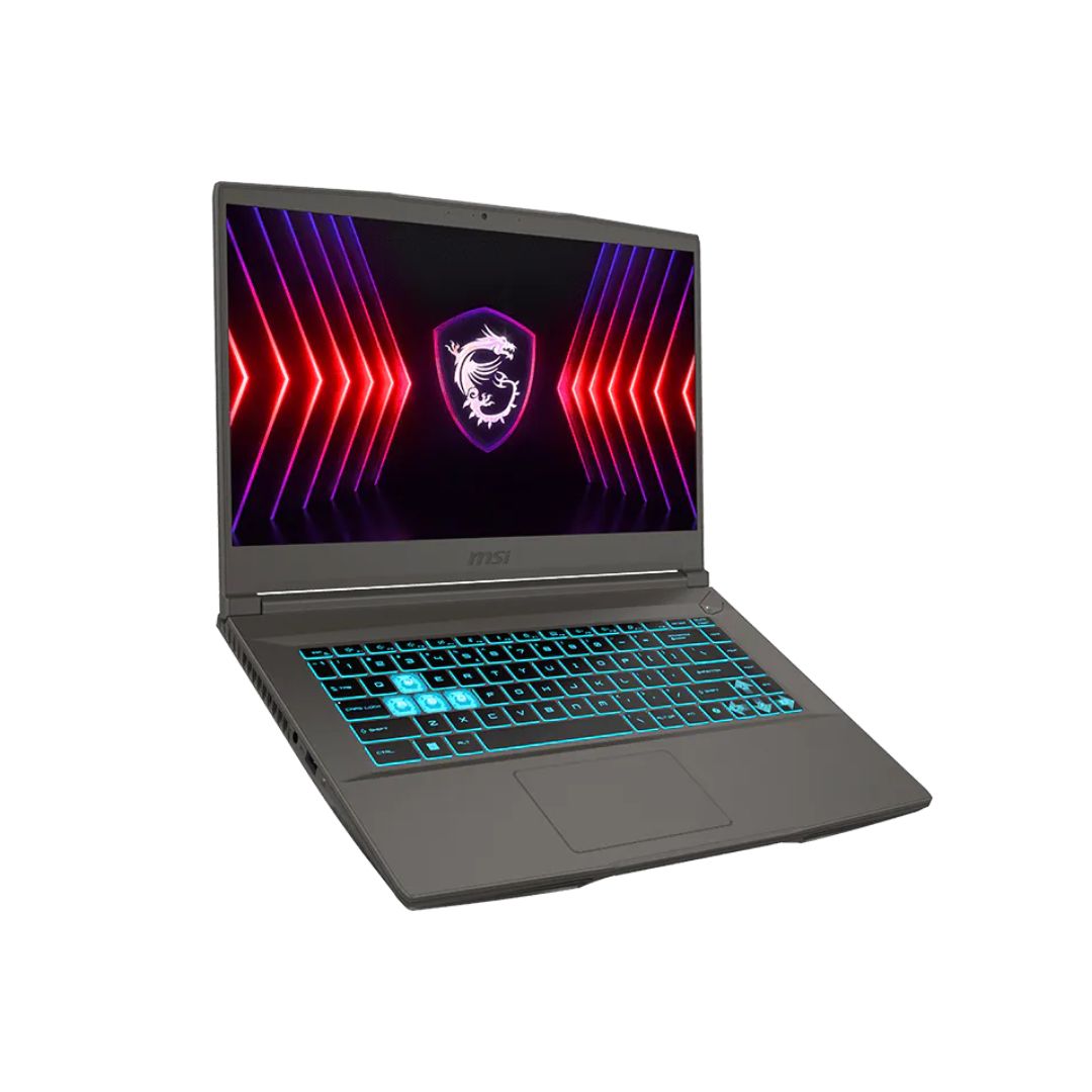 MSI Thin A15 B7VE-652XAE - AMD Ryzen 7-735HS, RAM 16GB, SSD 512GB, RTX 4050 6GB, 15.6 Inch FHD IPS 144Hz, Cosmos Gray