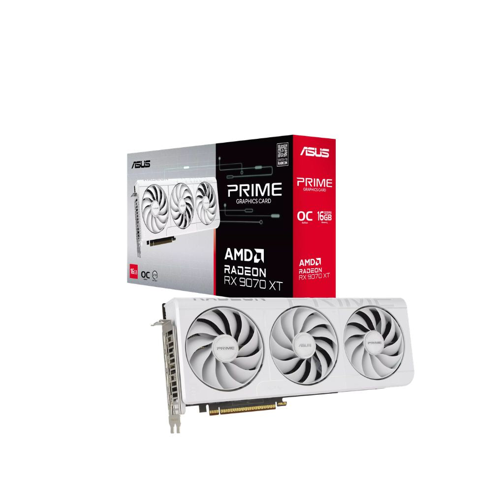 グラフィックボード・グラボ・ビデオカード ASUS Prime Radeon RX 9070 XT White ASUS Prime RX 9070 XT OC White 16GB GDDR6 256-bit in Iraq