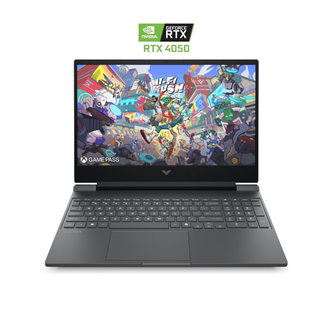HP Victus 15-fa2317tx, Intel Core i7-13620H, RAM 16GB, SSD 512GB, NVIDIA RTX 4050 6GB, 15.6 Inch FHD 144Hz, Mica silver
