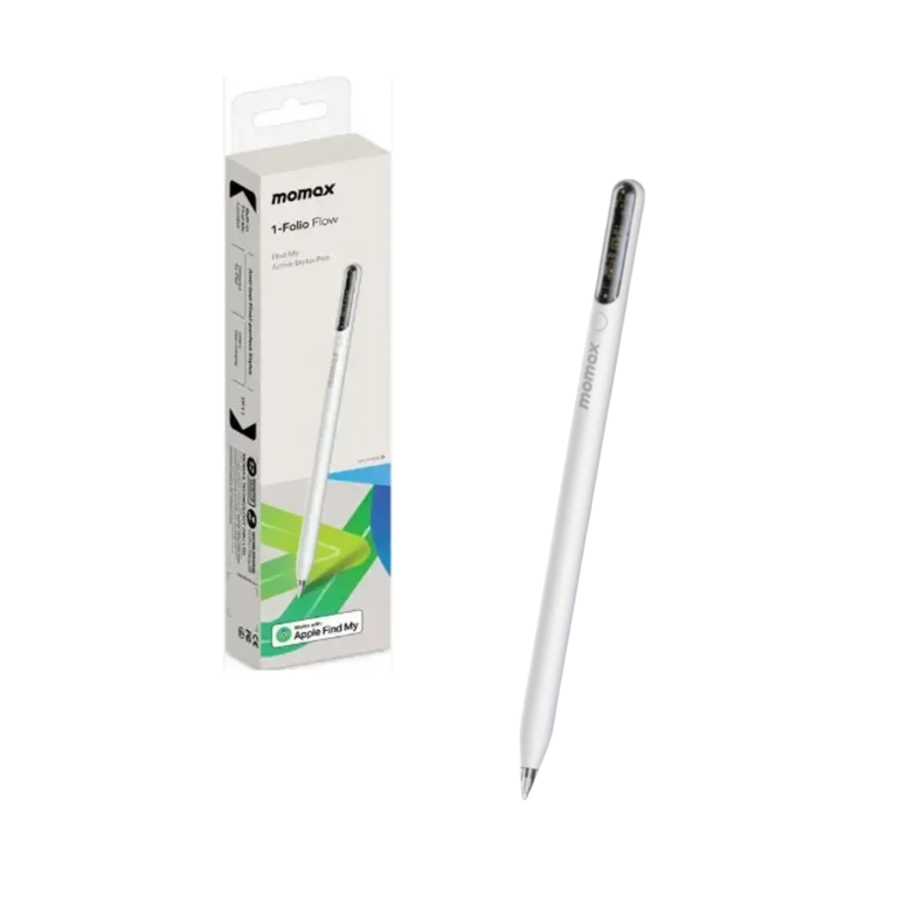 Momax Folio Flow TP11W | Find My Active Stylus Pen White in Iraq