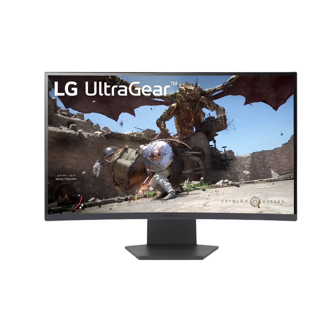 LG 27GS60QC-B 27 inch, 2K QHD (2560x1440) 180Hz, VA Curved, Monitor