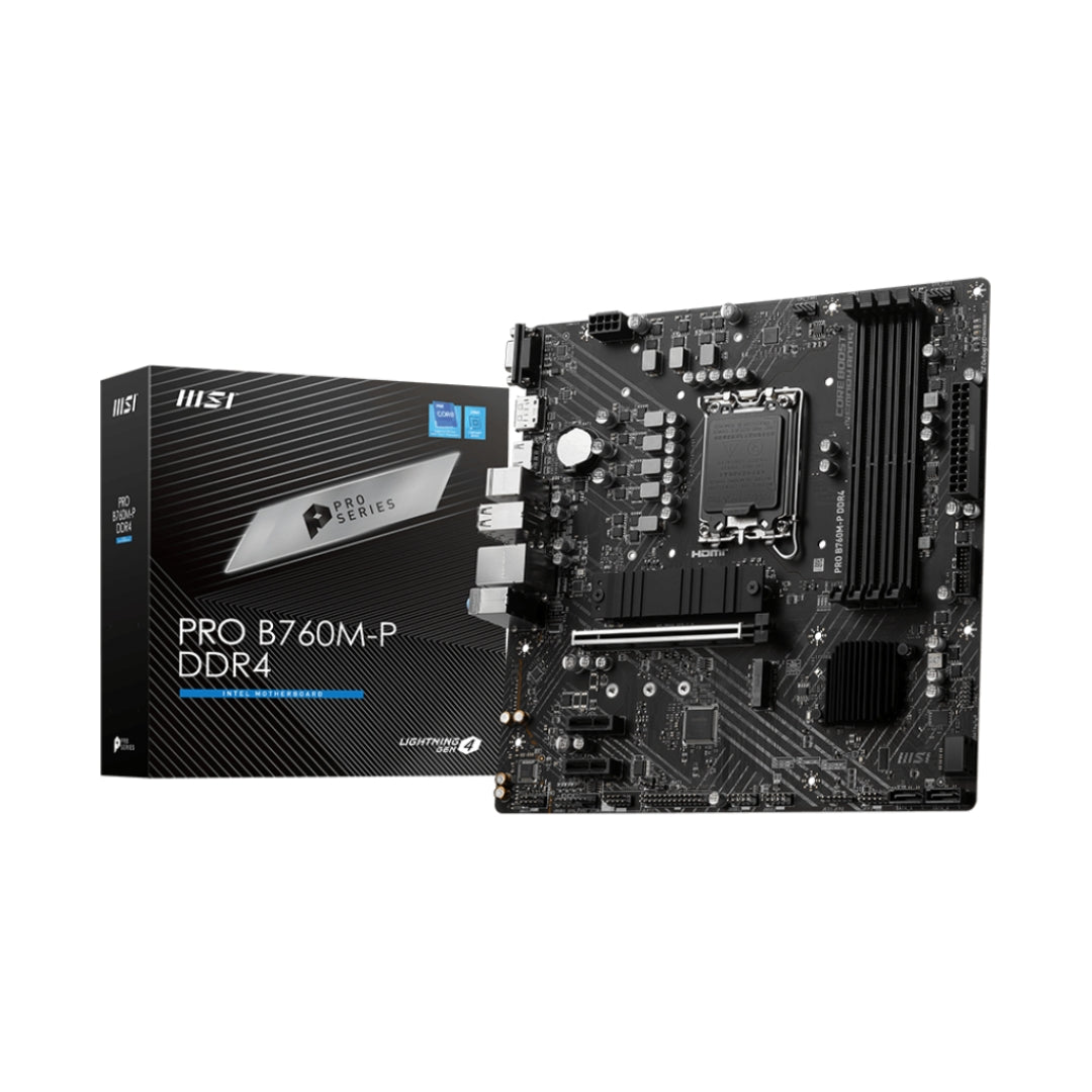 MSI PRO B760M-P DDR4 - شركة القيم العالمية للحاسبات