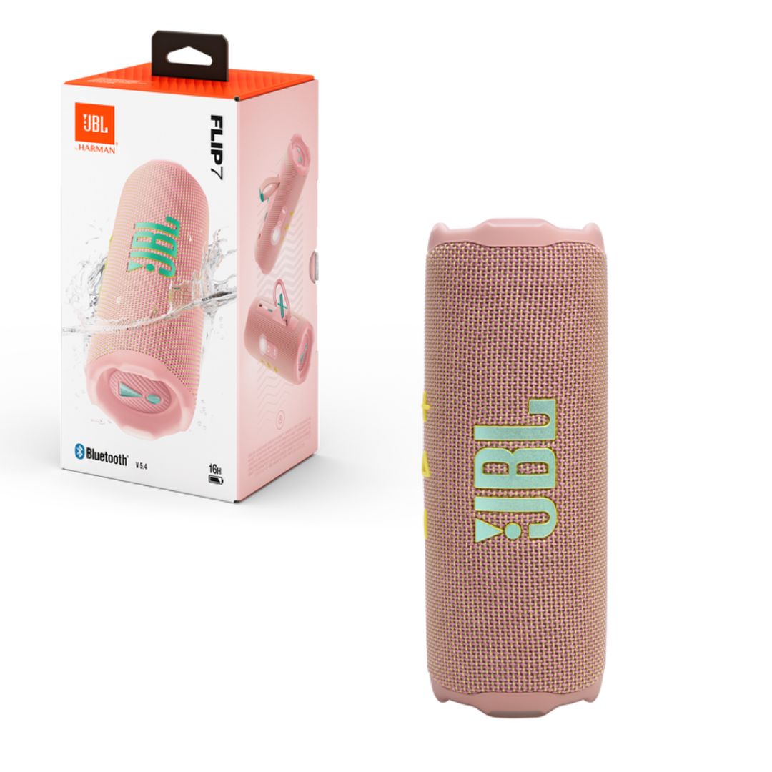 JBL Flip 7 Portable Bluetooth Speaker - Pink