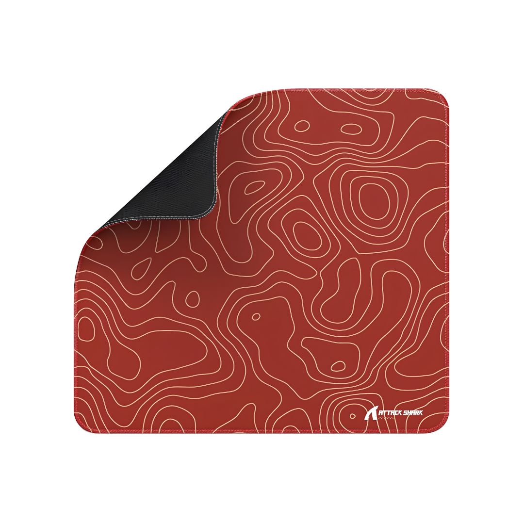 ATTACK SHARK CM02 Gaming Mousepad - Red Contour