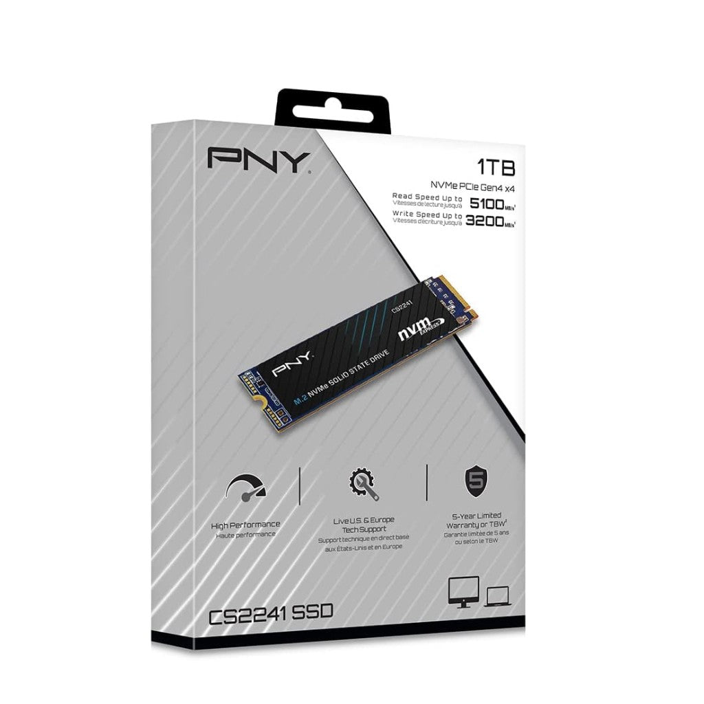 PNY CS2241 1TB PCIe 4.0 M.2 NVMe -GEN 4