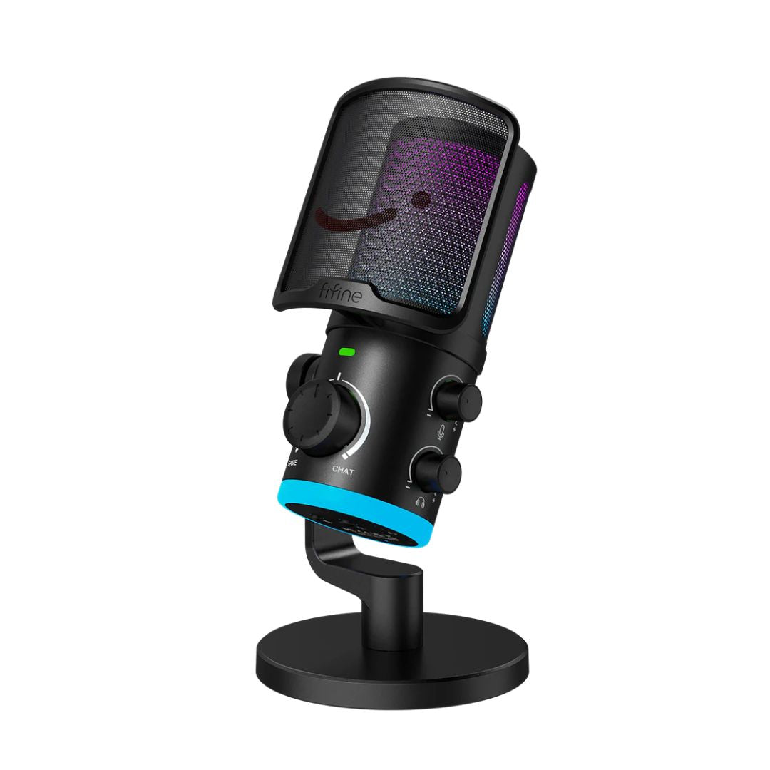 ميكروفون FIFINE AmpliGame AM6 USB كوندنسر - أسود
